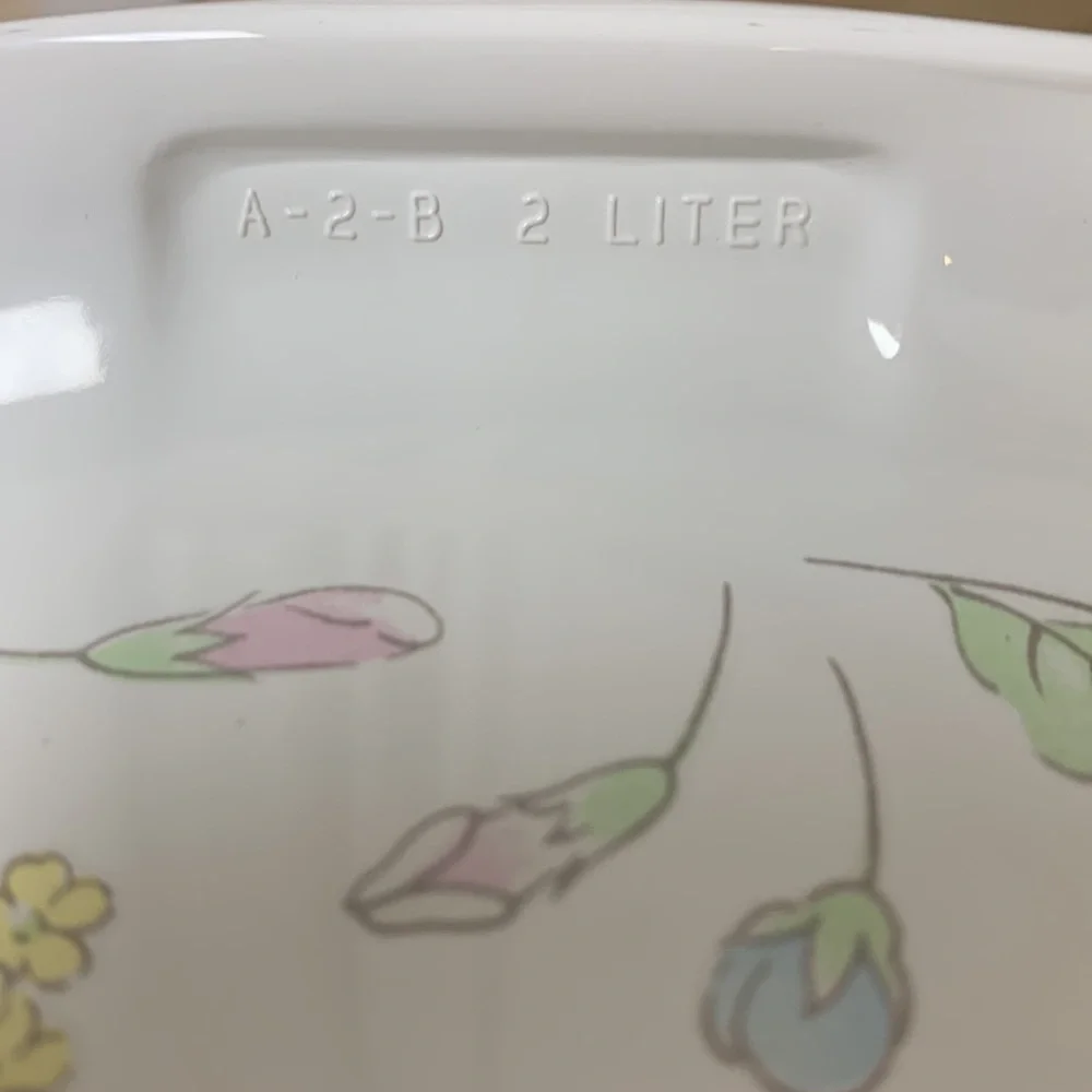 Pastel Bouquet Bakeware by CorningWare A-2-B 2 liter